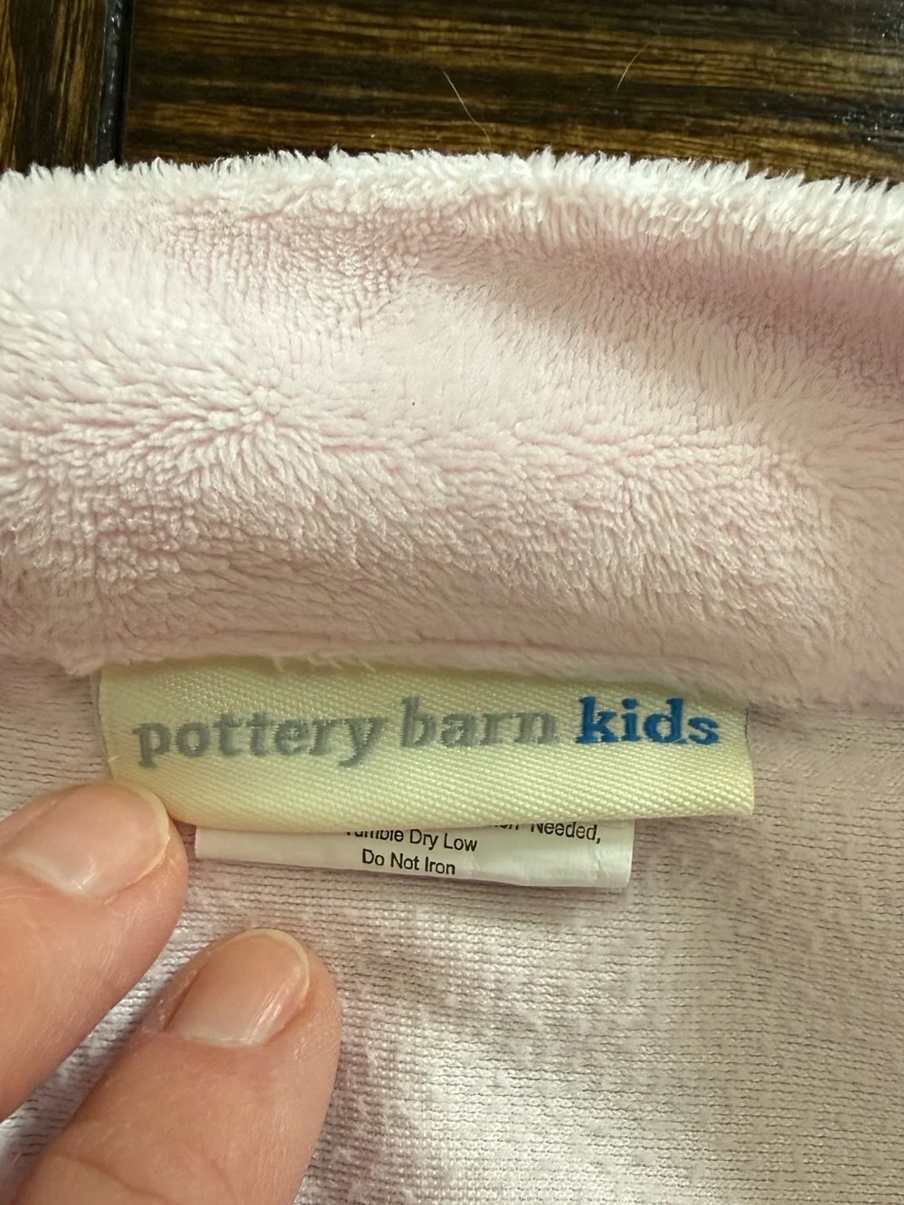 Pottery Barn Kids Chamois Light Pink Twin Duvet